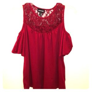 Red Lace Shirt